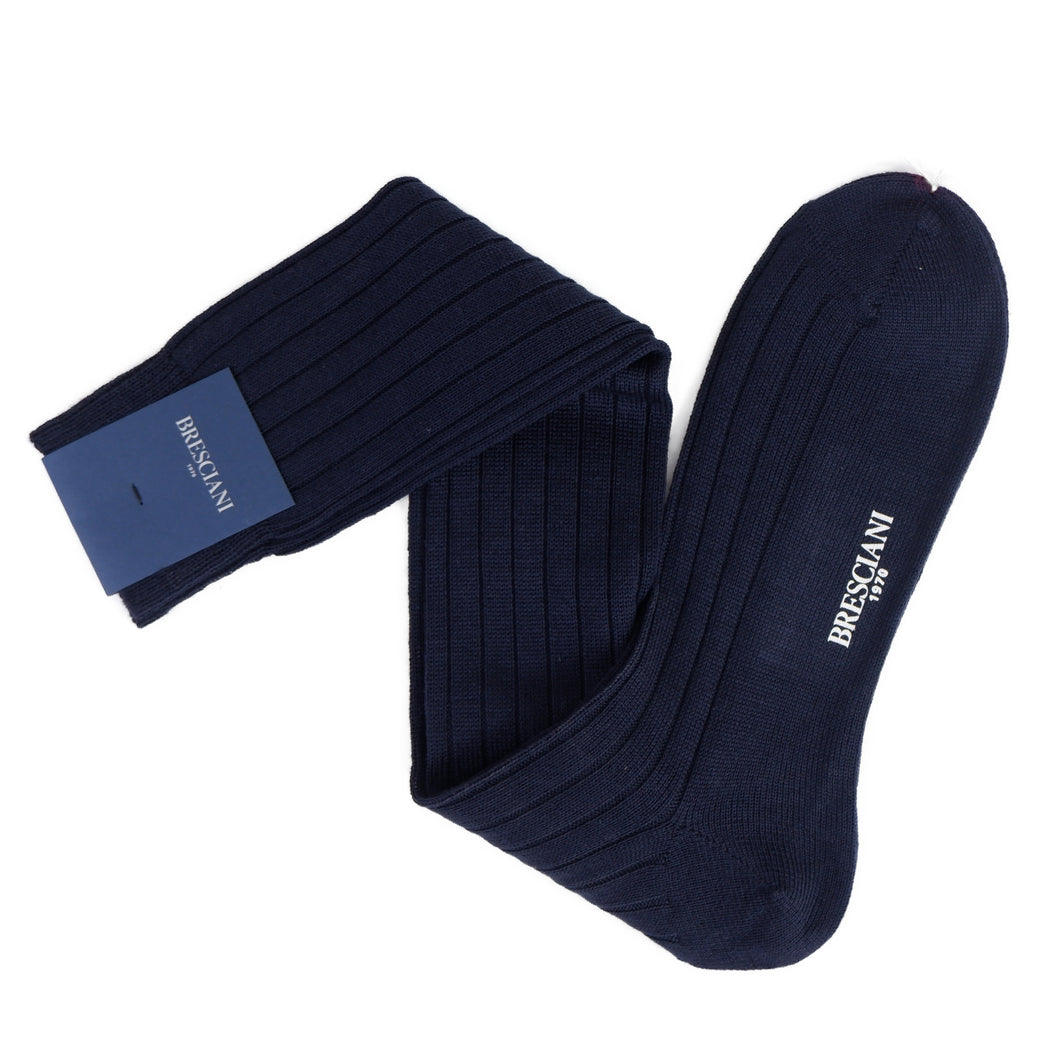 Bresciani Herren Kniesocken Wool