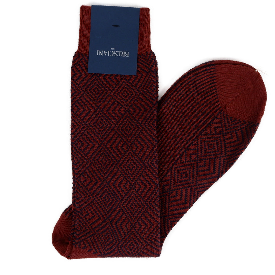 Bresciani Herrensocken Wool