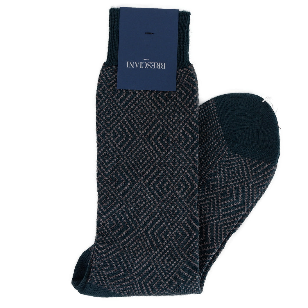 Bresciani Herrensocken Wool