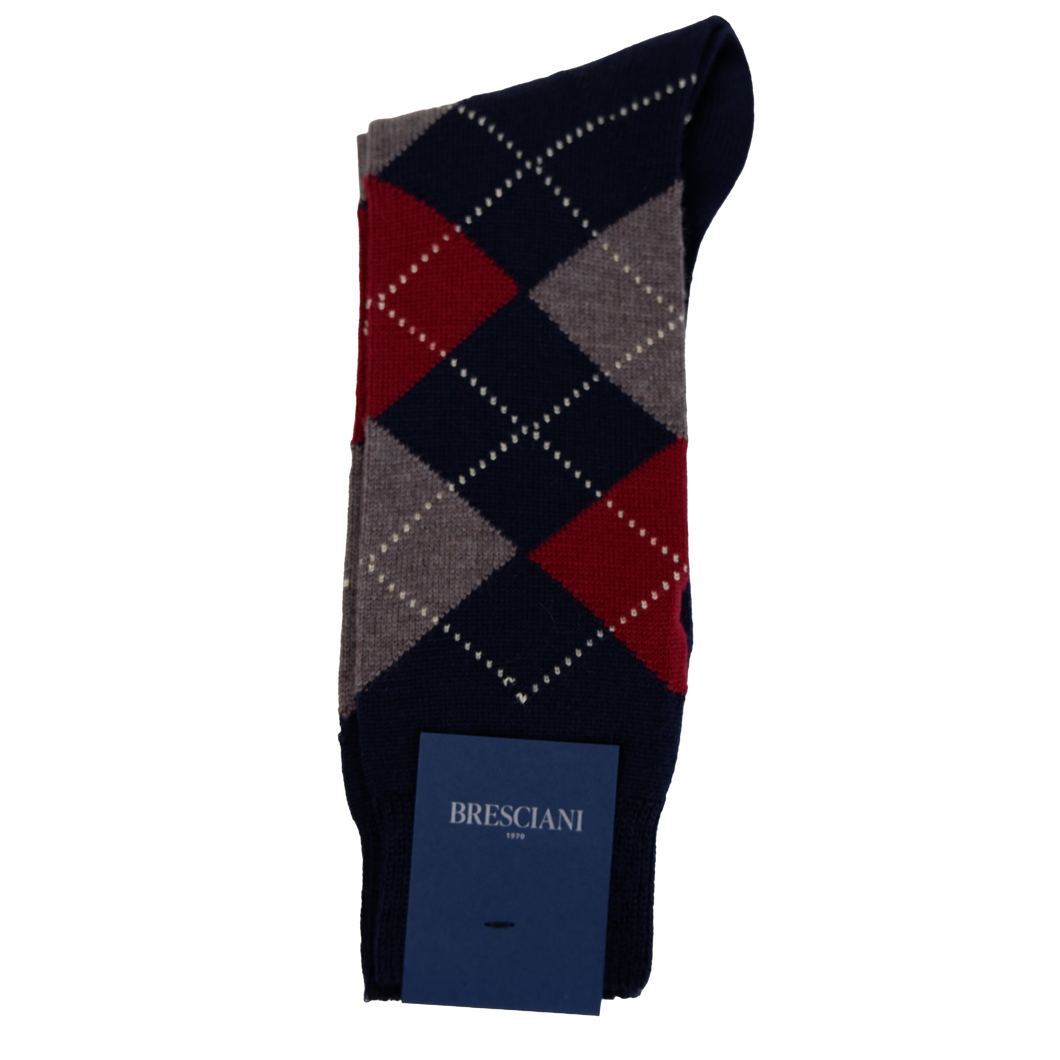 Bresciani Herren - Wadensocken Wool