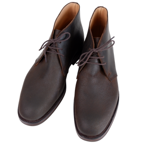 CROCKETT & JONES Chiltern Dark Brown Rough-Put Suede Exklusiv für Fera