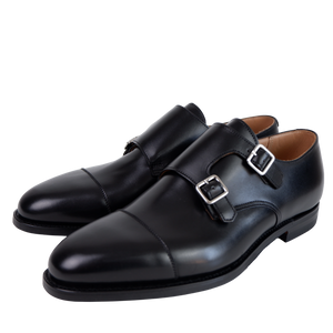CROCKETT & JONES Lowndes 4 Black Calf Flexible City Sole "Exklusiv für FERA"