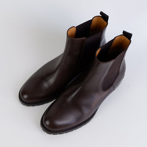 Maretto Damen Chelsea-Boots in dunkel braun